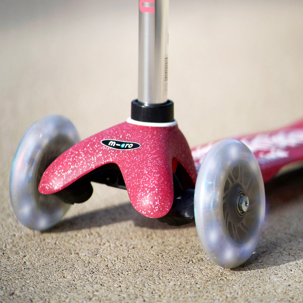 120mm LED Moon Wheels white pearl