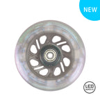 120mm LED Moon Wheels white pearl