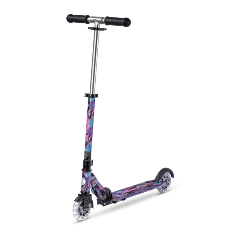 Micro Sprite 藝術系列 滑板車 LED款 + 護肘與護膝組【立即預訂！3月中後出貨】