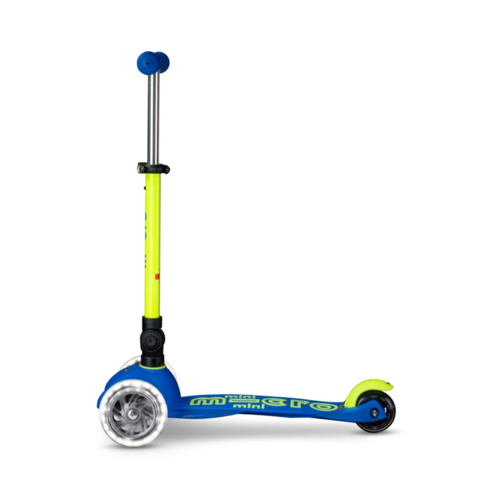 Mini Micro Deluxe Foldable Neon Scooter LED (2-5 years)