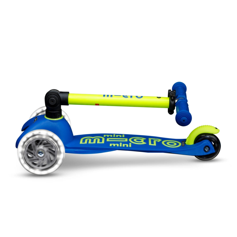 Mini Micro Deluxe Foldable Neon Scooter LED (2-5 years)