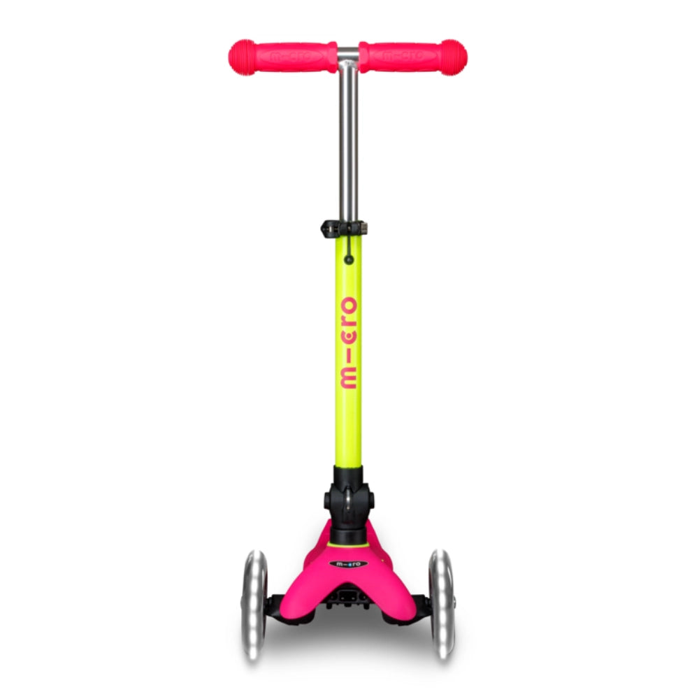Mini Micro Deluxe Foldable Neon Scooter LED (2-5 years)