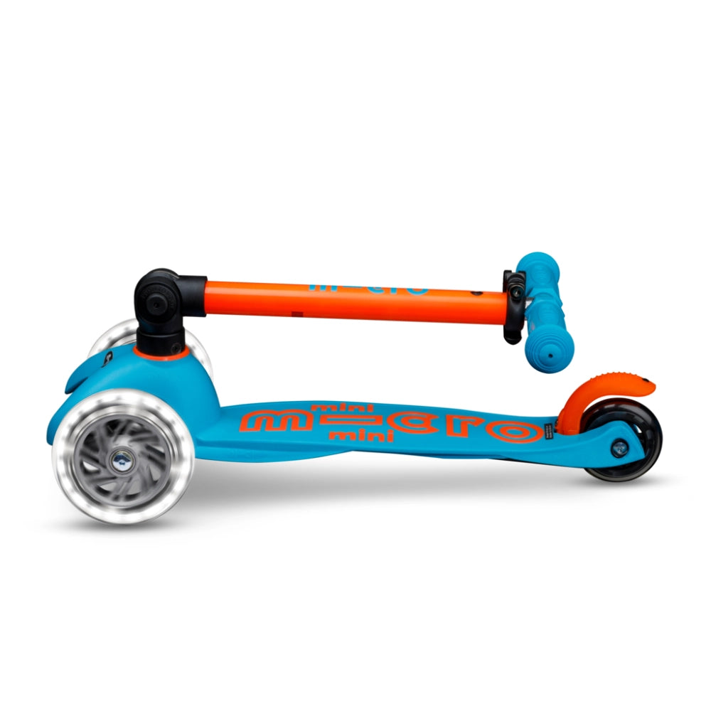 Mini Micro Deluxe Foldable Neon Scooter LED (2-5 years)