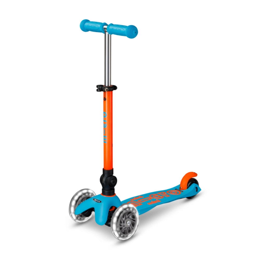Mini Micro Deluxe Foldable Neon Scooter LED (2-5 years)