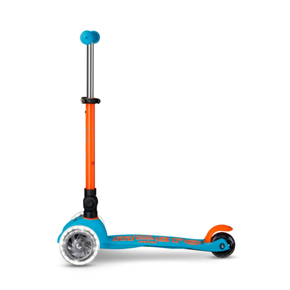 Mini Micro Deluxe Foldable Neon Scooter LED (2-5 years)