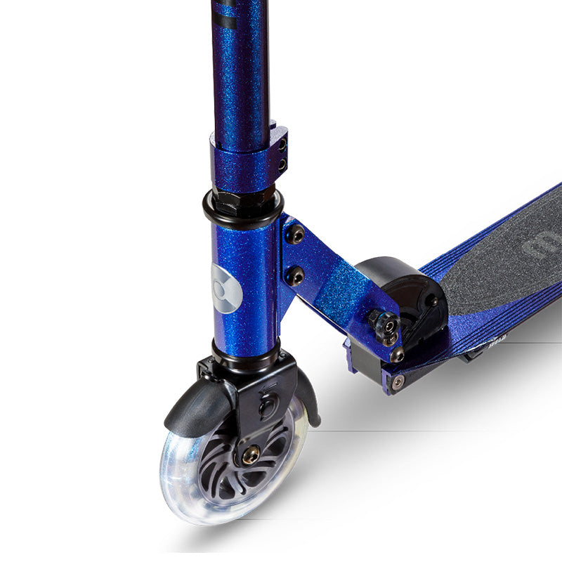 Micro Sprite 滑板車 LED款 (5-12歲) 珍珠藍紫色