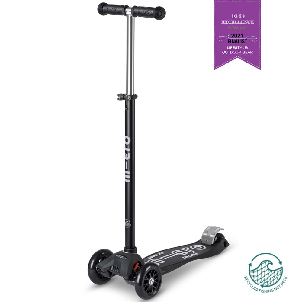 ECO Maxi Micro Deluxe Black – Micro Scooters Hong Kong
