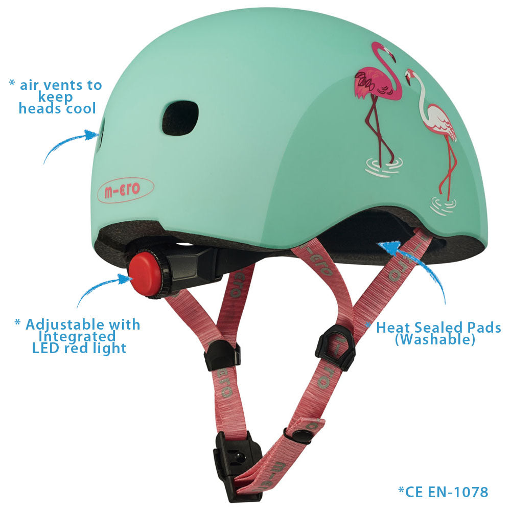 Micro Helmet Lightweight Flamingo – Micro Scooters Hong Kong