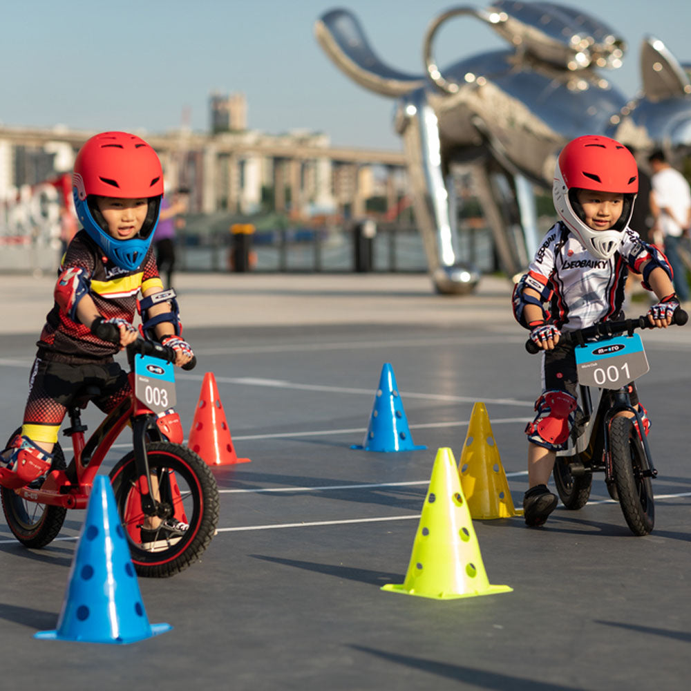 Micro Helmet Racing- White/Red