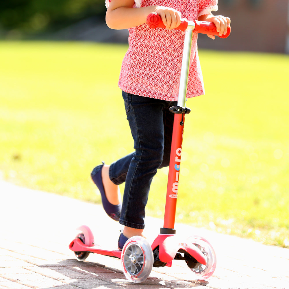 Mini Micro 三合一豪華滑板車 紅色