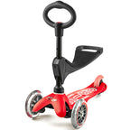 Mini Micro 三合一豪華滑板車 紅色