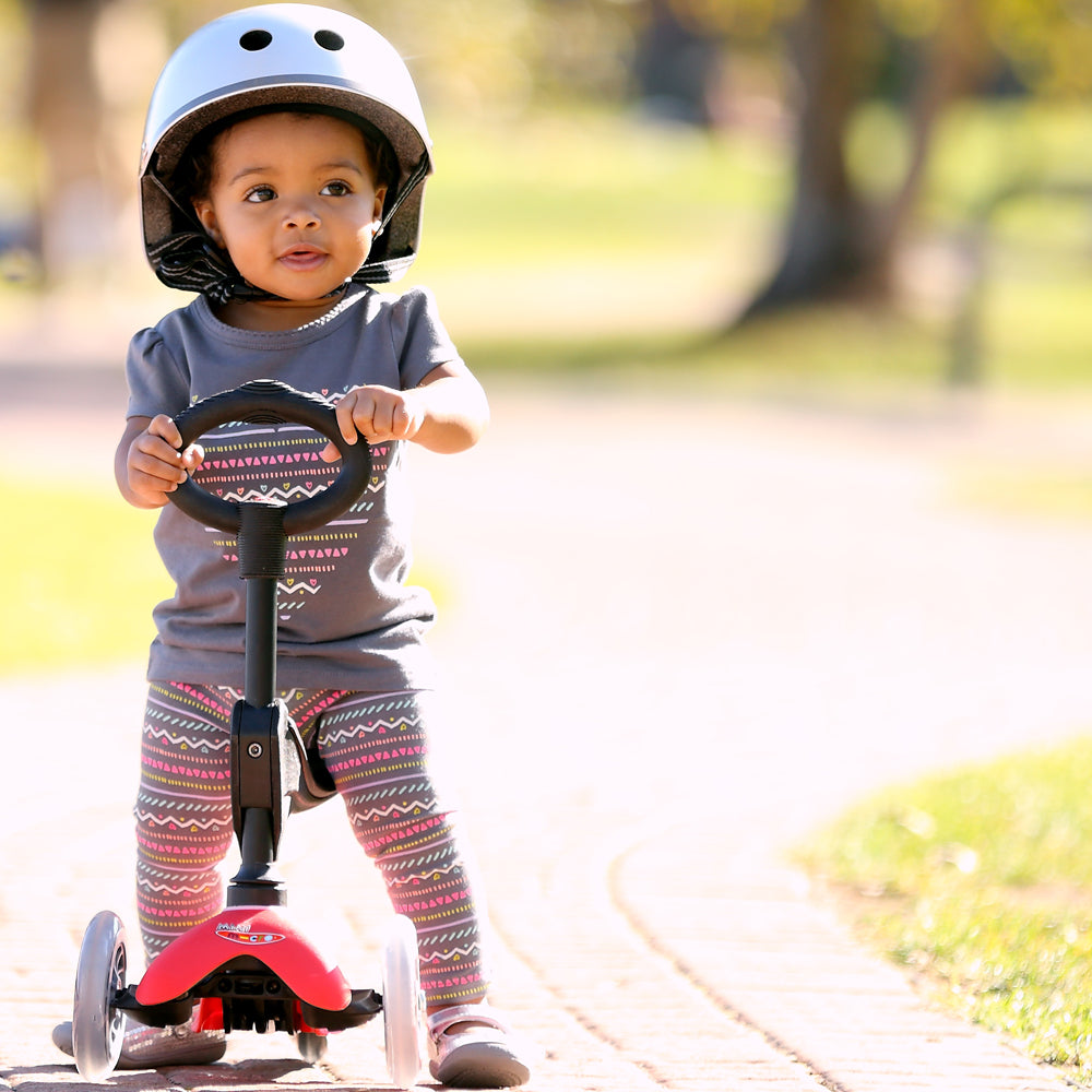 Mini Micro 三合一豪華滑板車 紅色