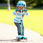 Mini Micro 三合一豪華滑板車 水藍