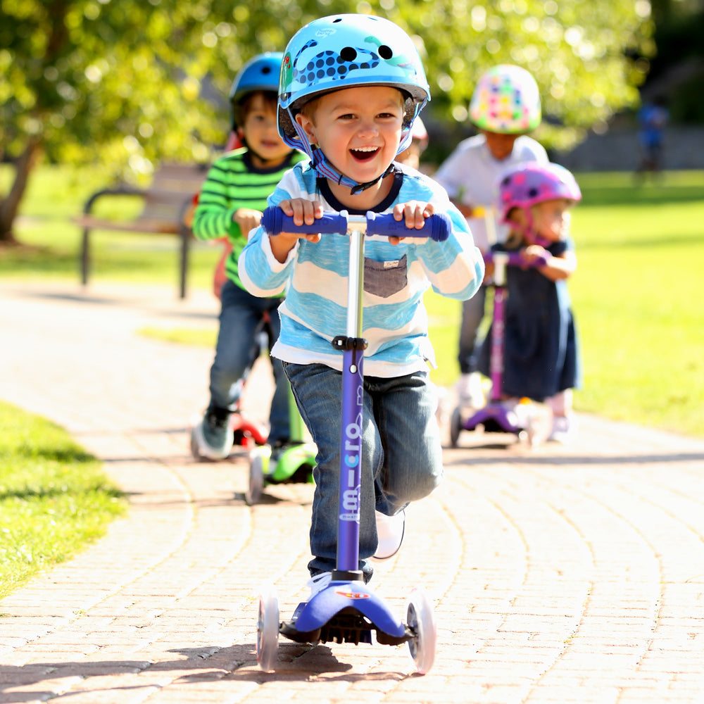 Mini Micro 三合一豪華滑板車 藍