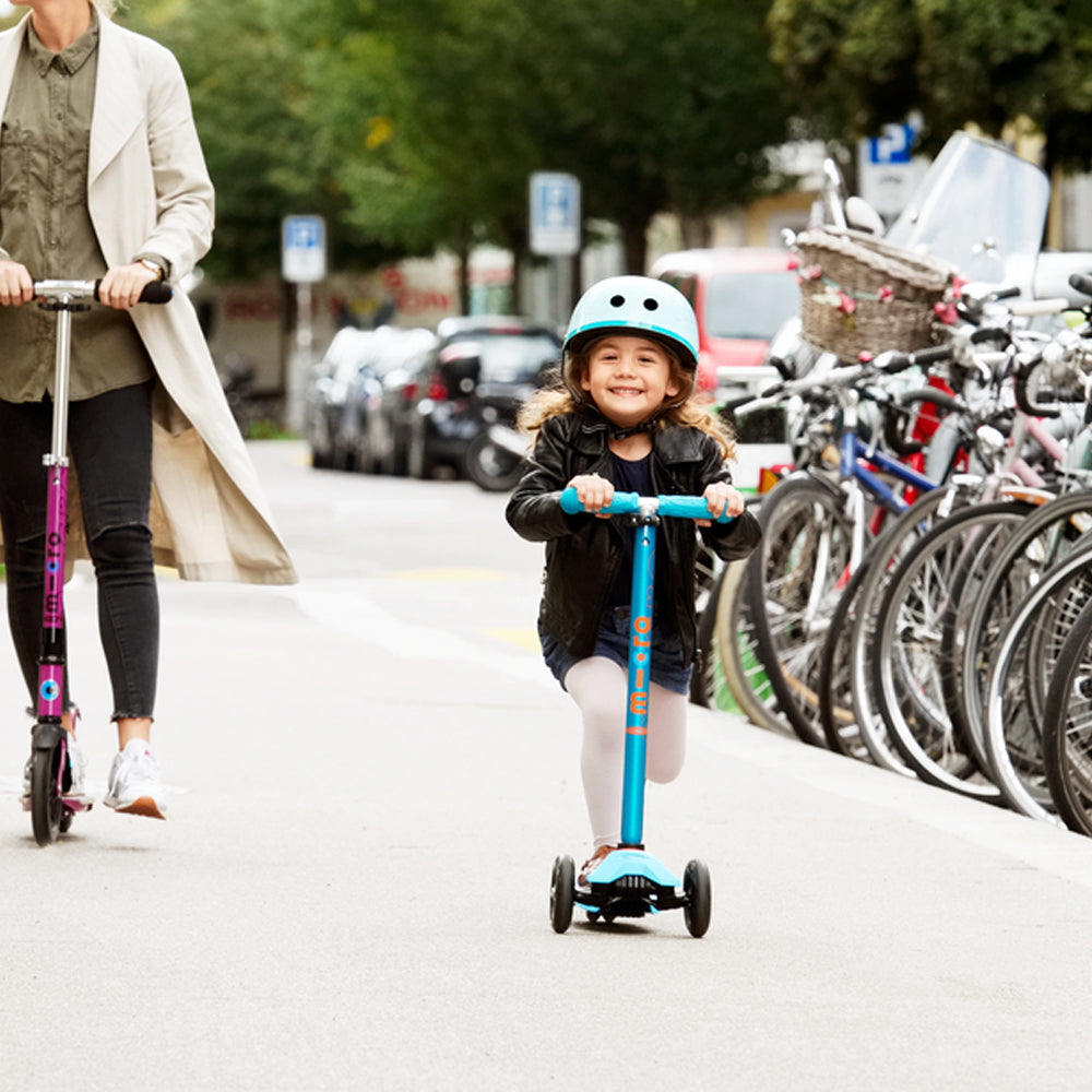 Maxi MicroDeluxe 滑板車基礎版(加勒比海藍)