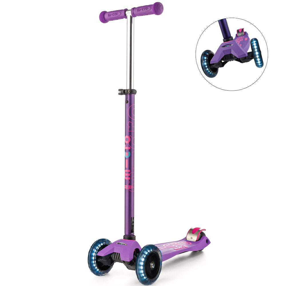 高評価なギフト micro 【未使用】Mini deluxe 紫 purple 三輪車/乗り物 