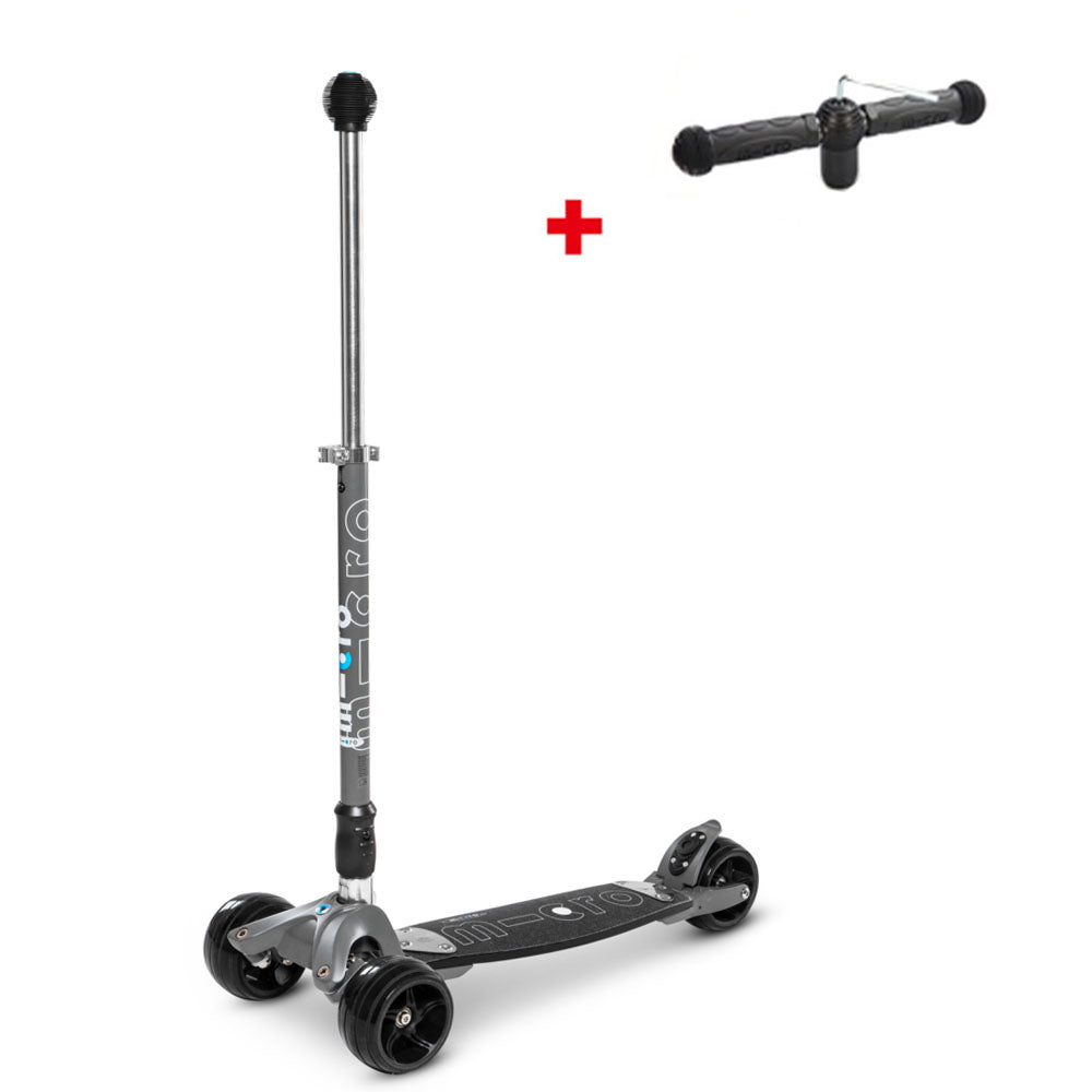 Micro Kickboard Monster 可換輪滑板 火山灰 *新款