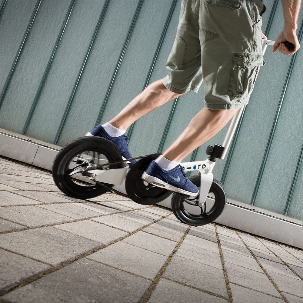 Micro Pedalflow 折疊式滑行車 (白色)