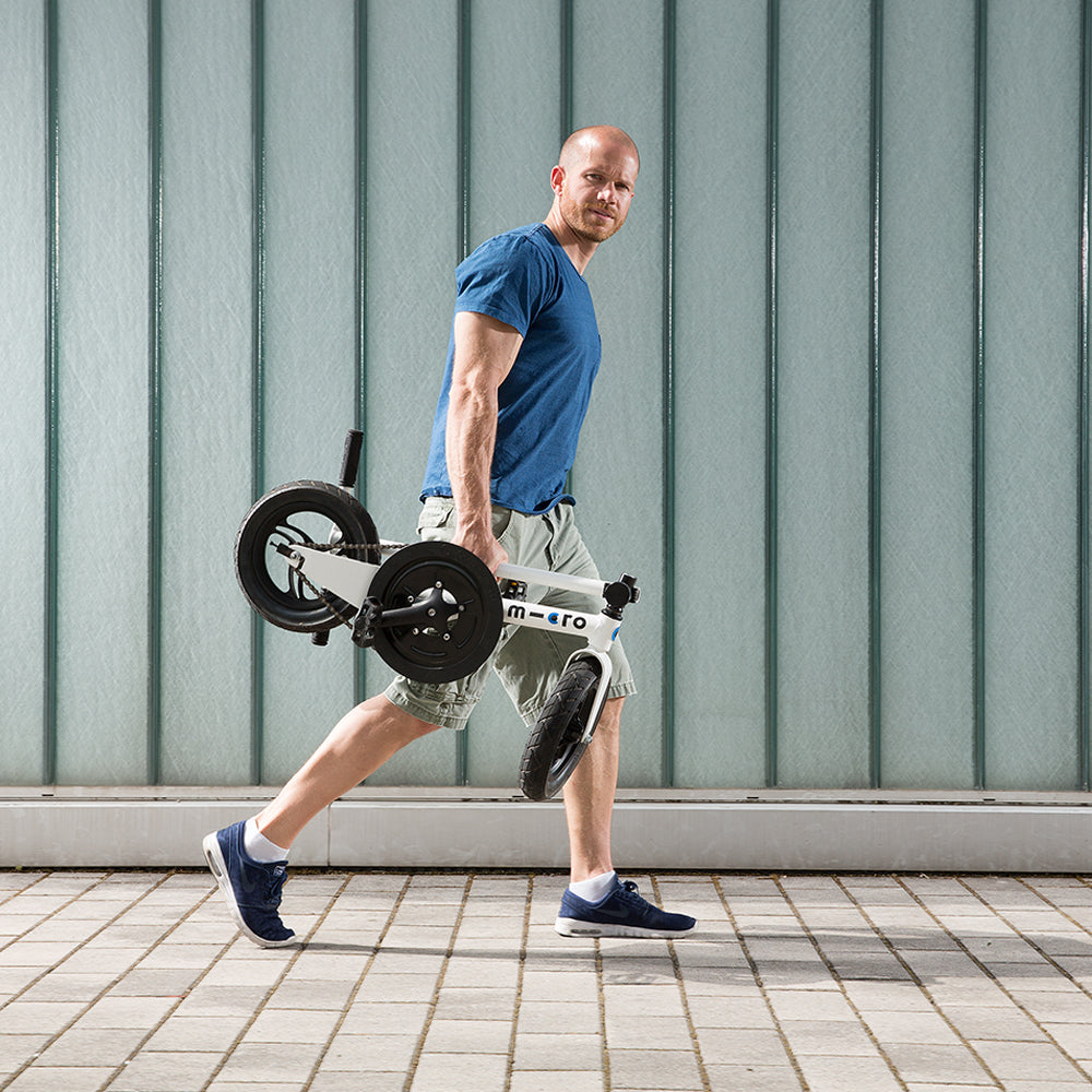 Micro Pedalflow 折疊式滑行車 (白色)